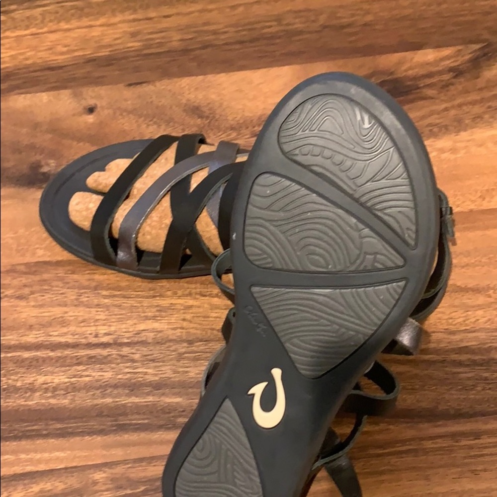 Olukai Awe Awe leather sandals - Picture 5 of 6